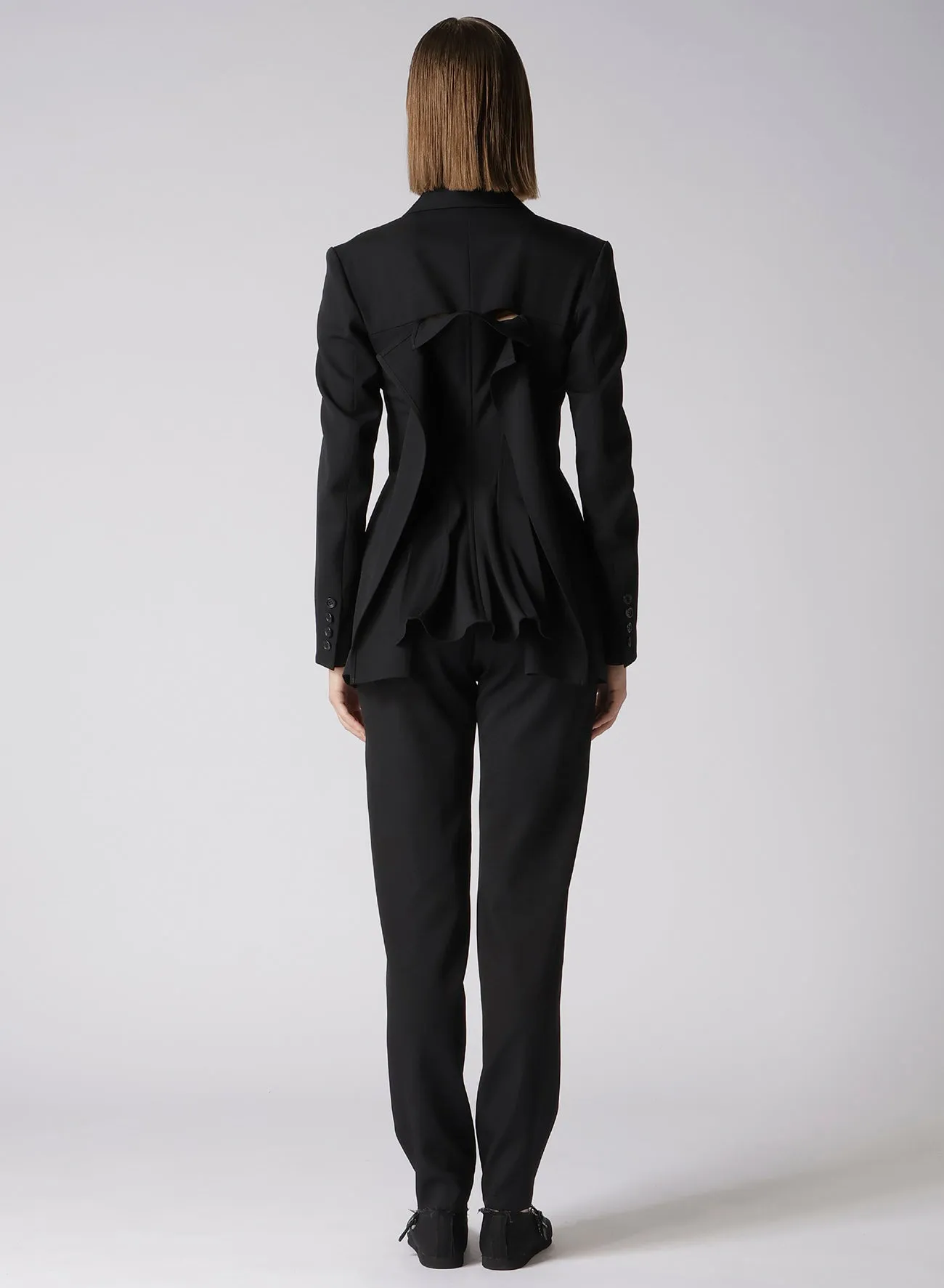 2/80 WOOL GABARDINE BACKSIDE WIRE JACKET
