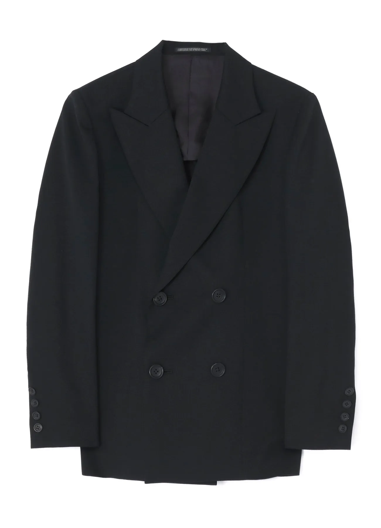 2/80 WOOL GABARDINE BACKSIDE WIRE JACKET