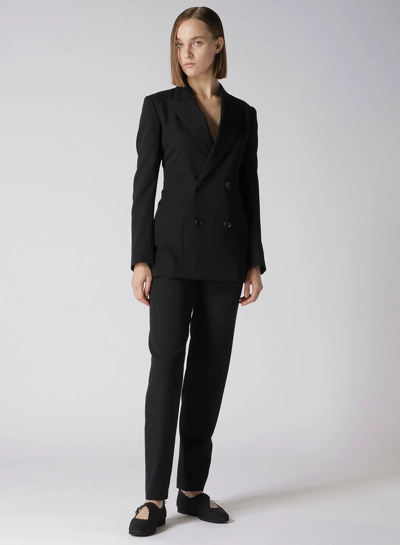 2/80 WOOL GABARDINE BACKSIDE WIRE JACKET