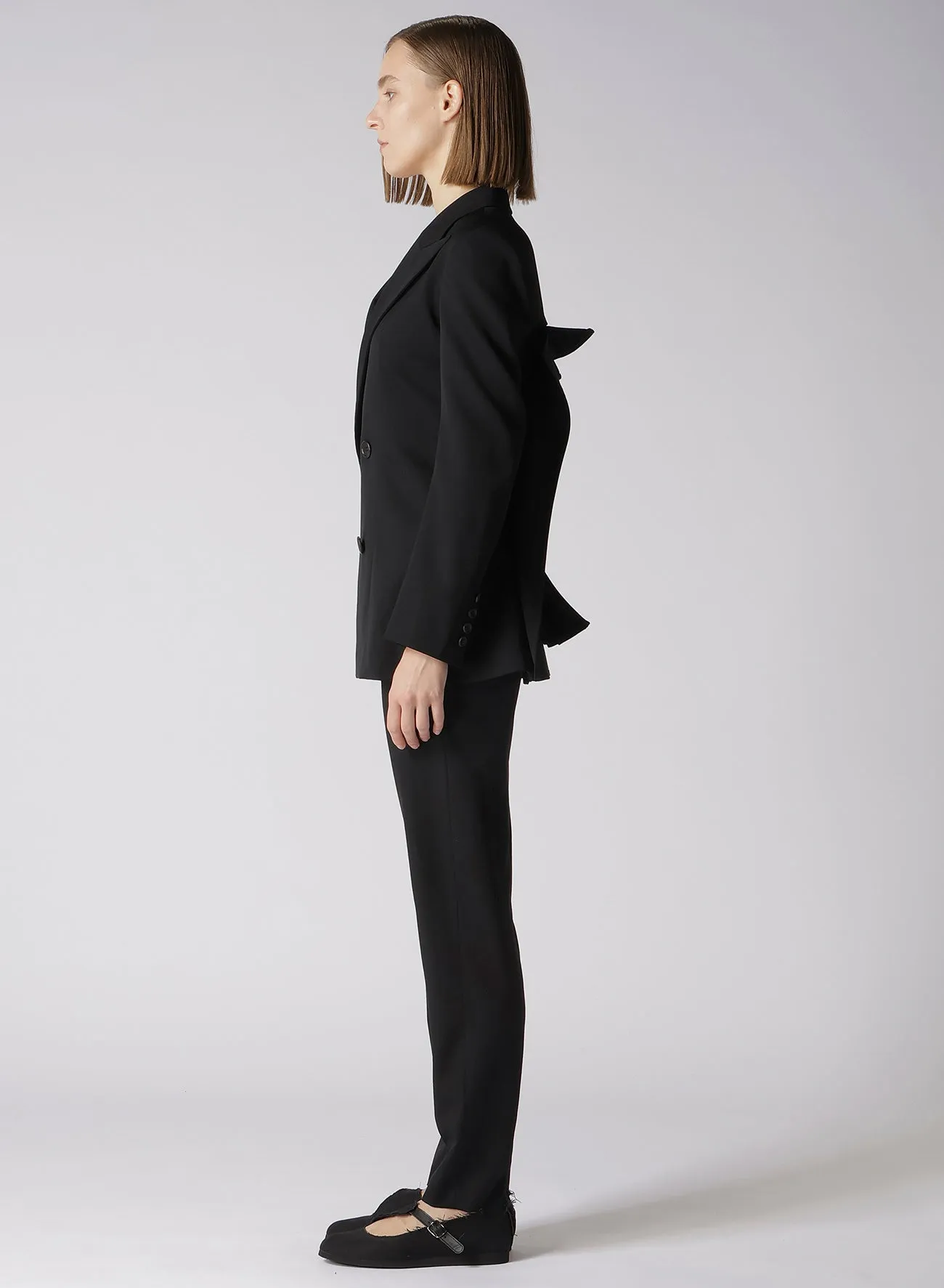 2/80 WOOL GABARDINE BACKSIDE WIRE JACKET