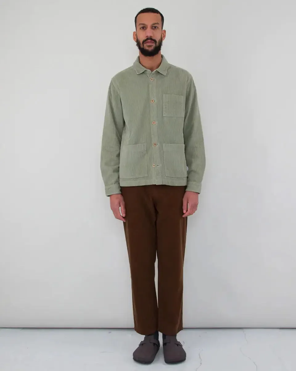 Assembly Jacket- Olive Chunky Cord