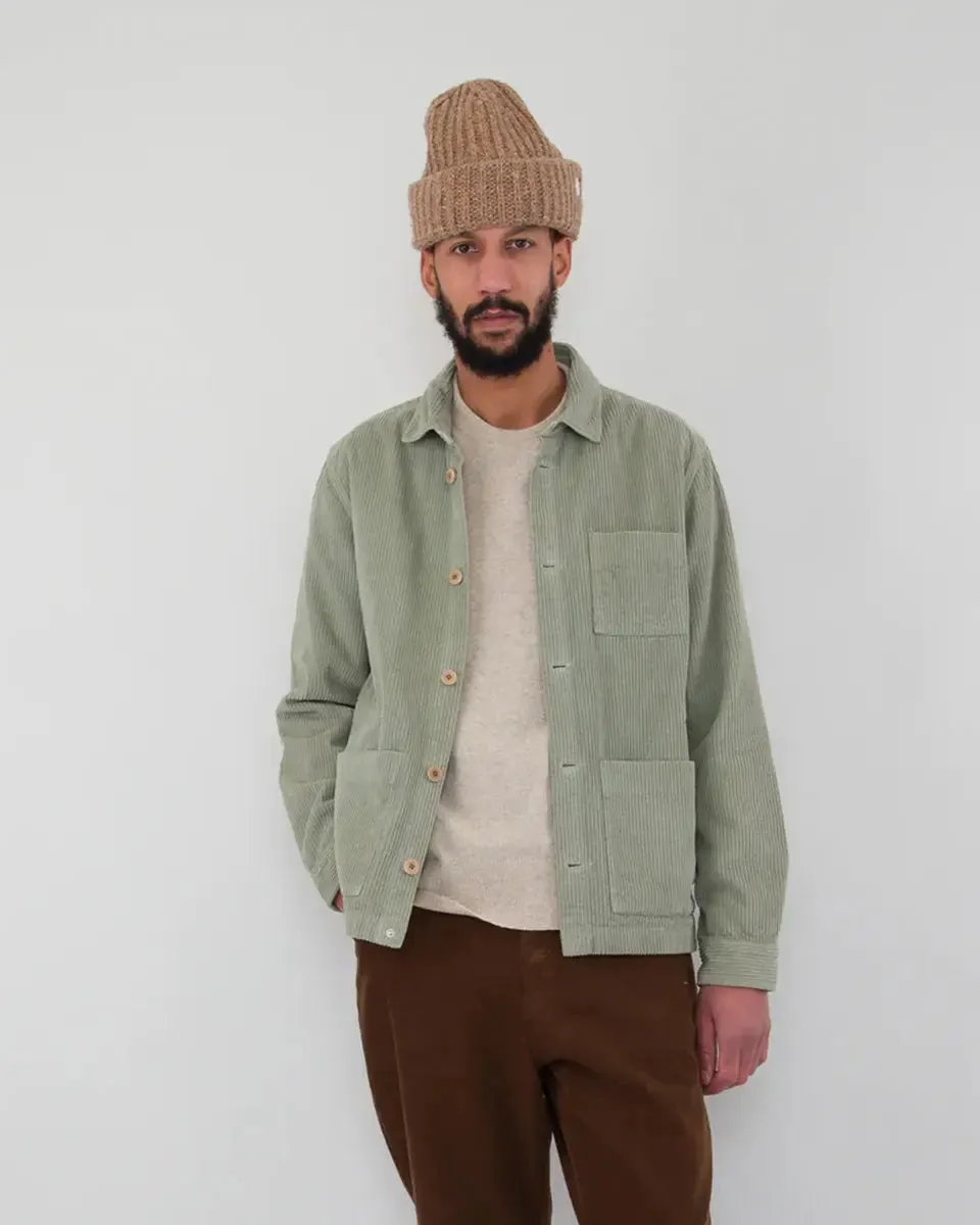 Assembly Jacket- Olive Chunky Cord