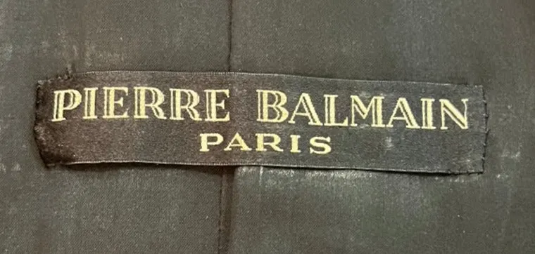 Balmain 40s Haute Couture Copper Beaded Evening Jacket