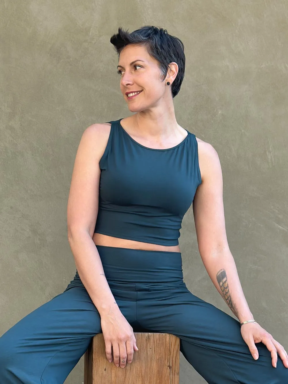 Boatneck Crop Top