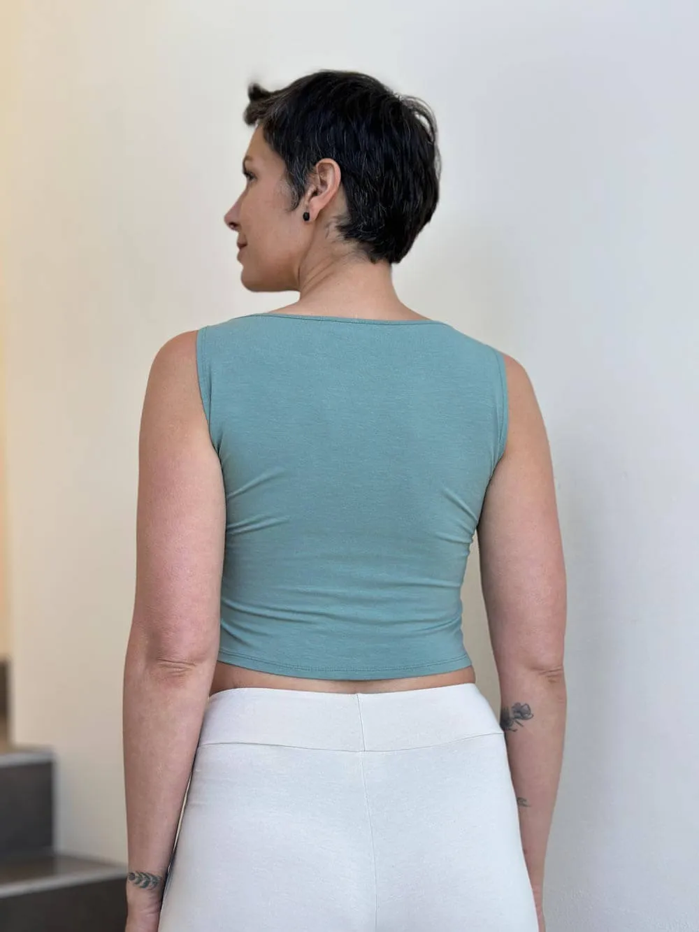 Boatneck Crop Top