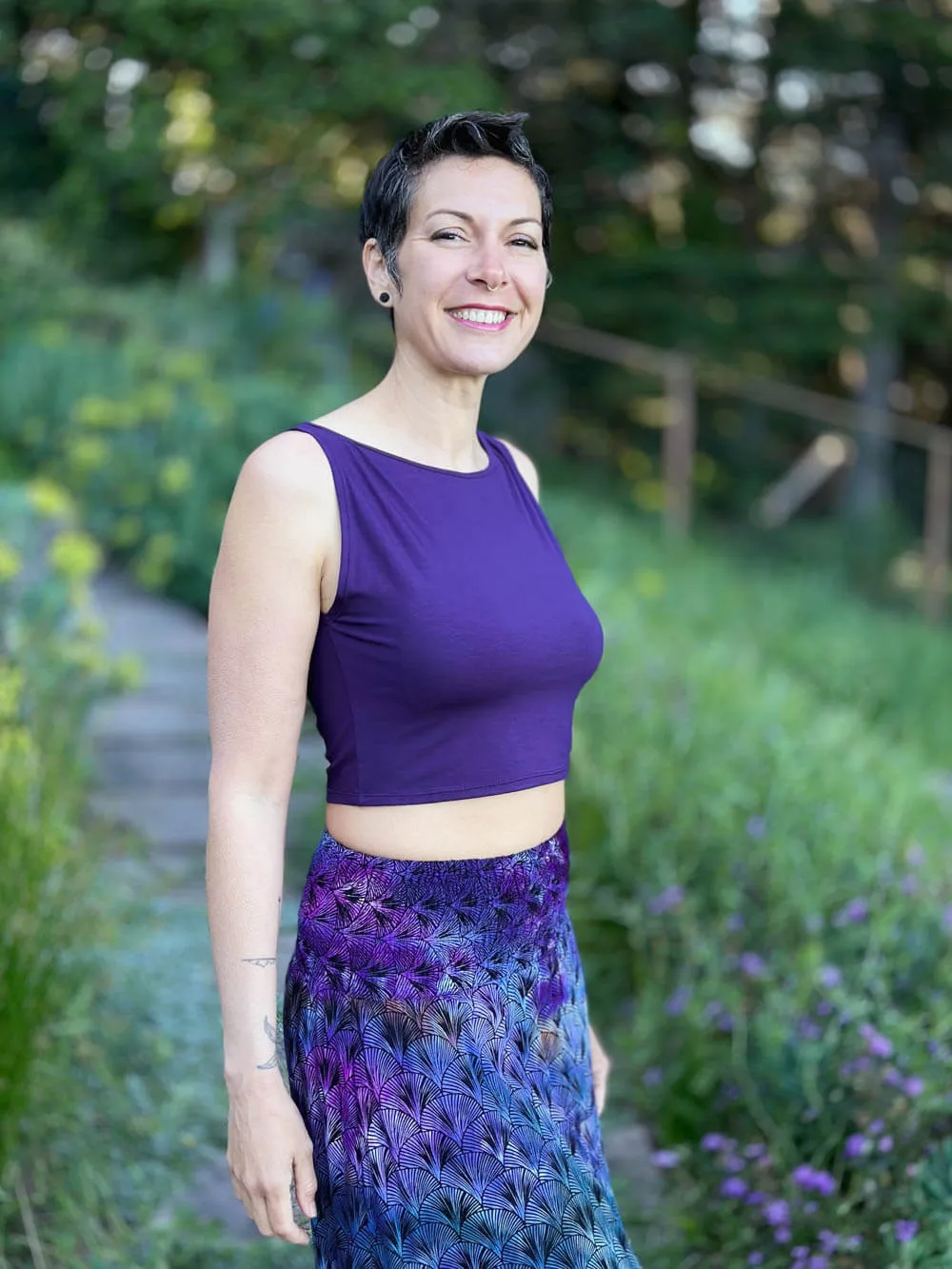 Boatneck Crop Top
