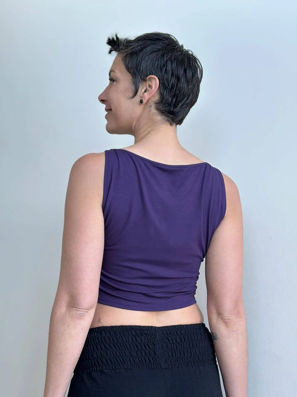 Boatneck Crop Top
