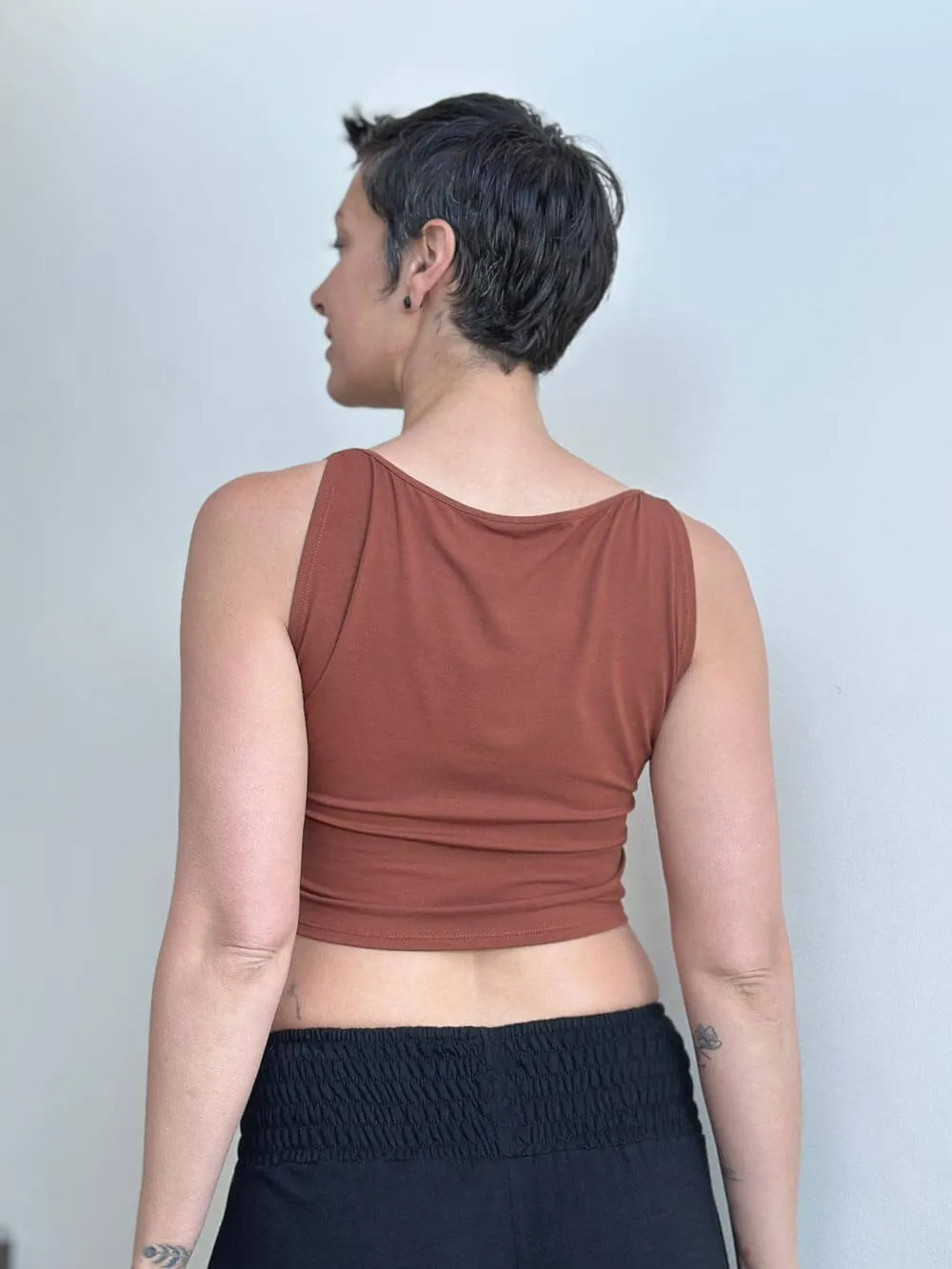 Boatneck Crop Top