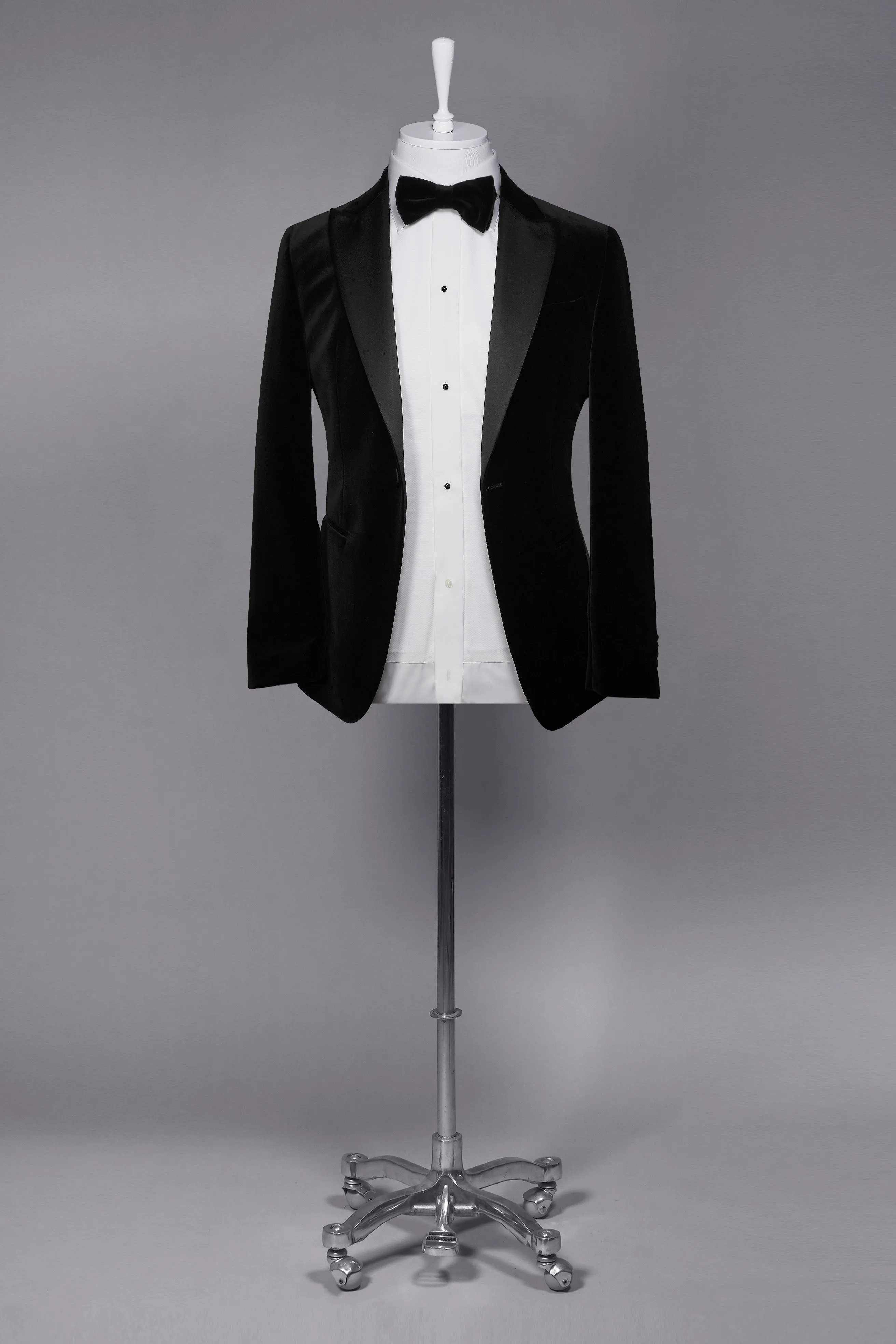 Boss Slim-Fit Cotton Velvet Tuxedo Jacket - Black