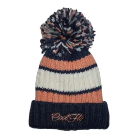 Chunky Bobble Hat - Alpine Sunset