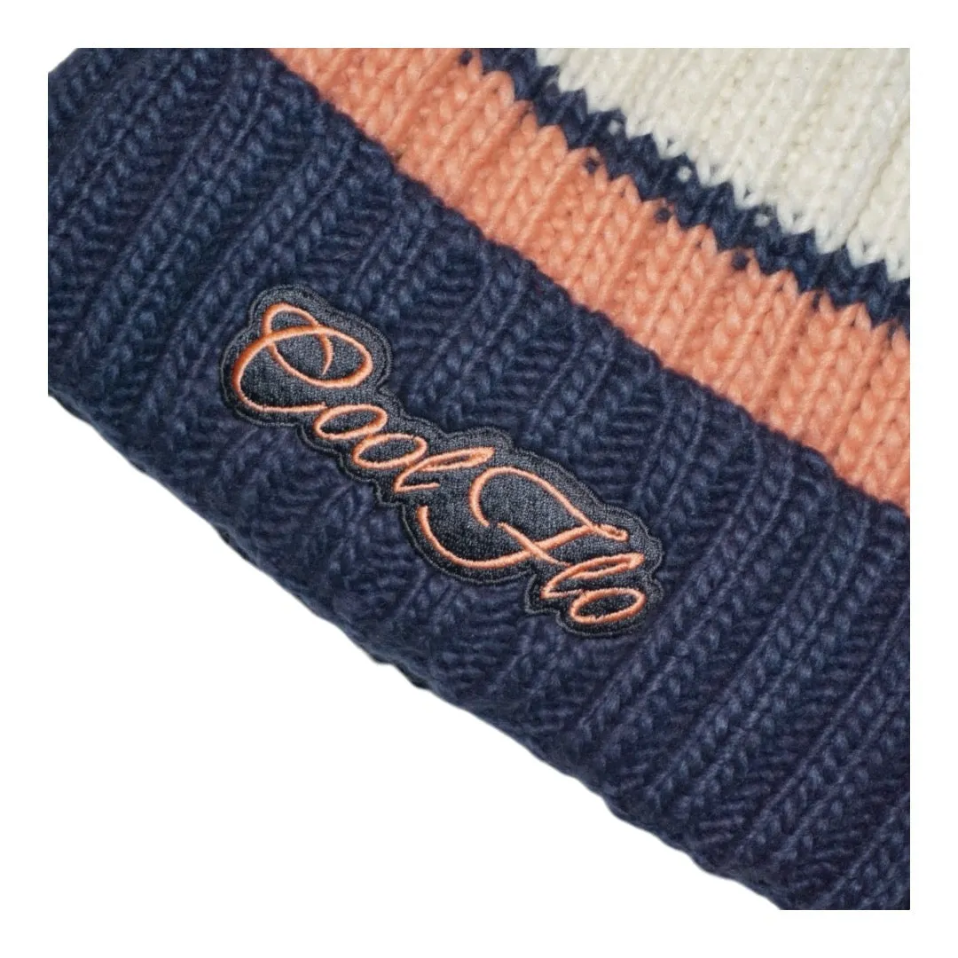 Chunky Bobble Hat - Alpine Sunset