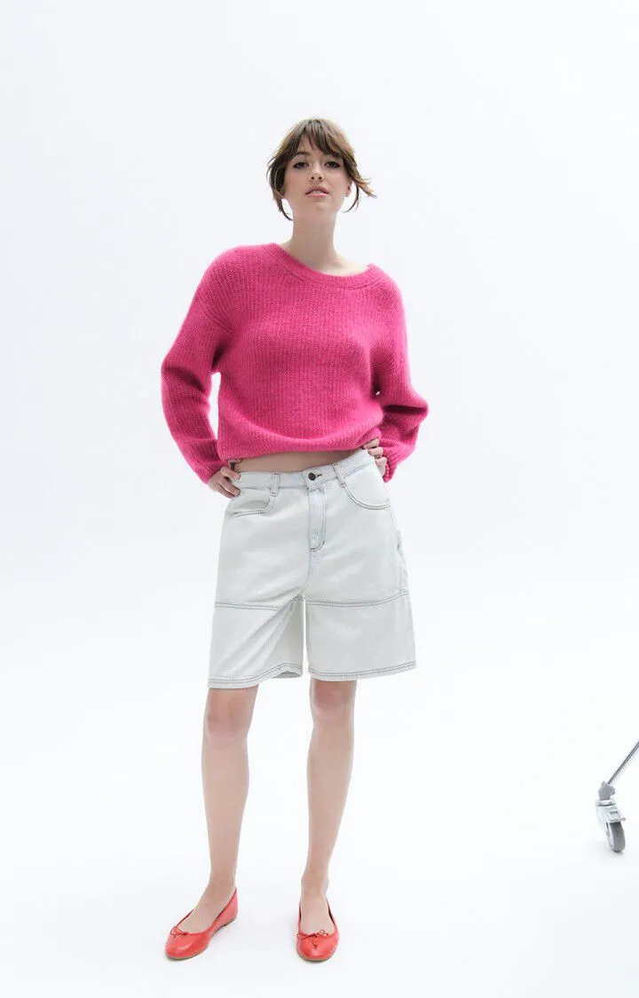 East Jumper - Magenta Chine