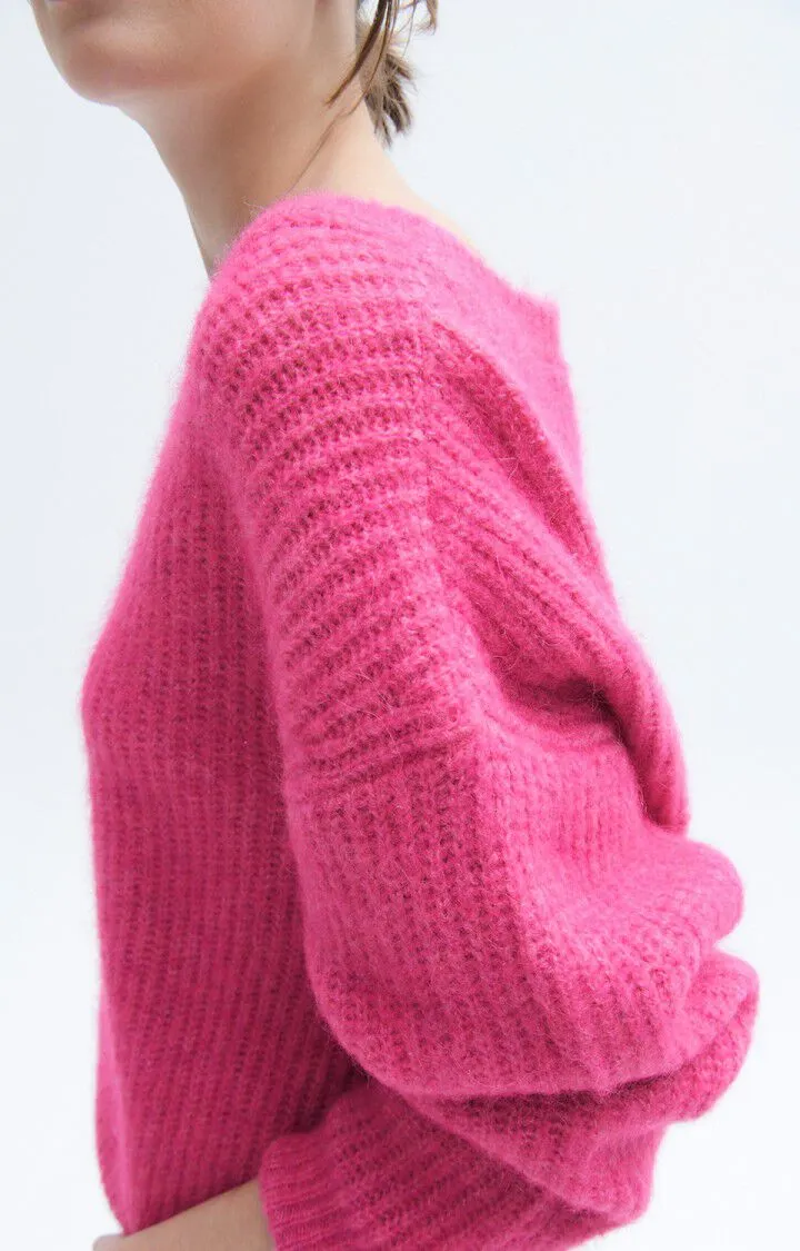 East Jumper - Magenta Chine