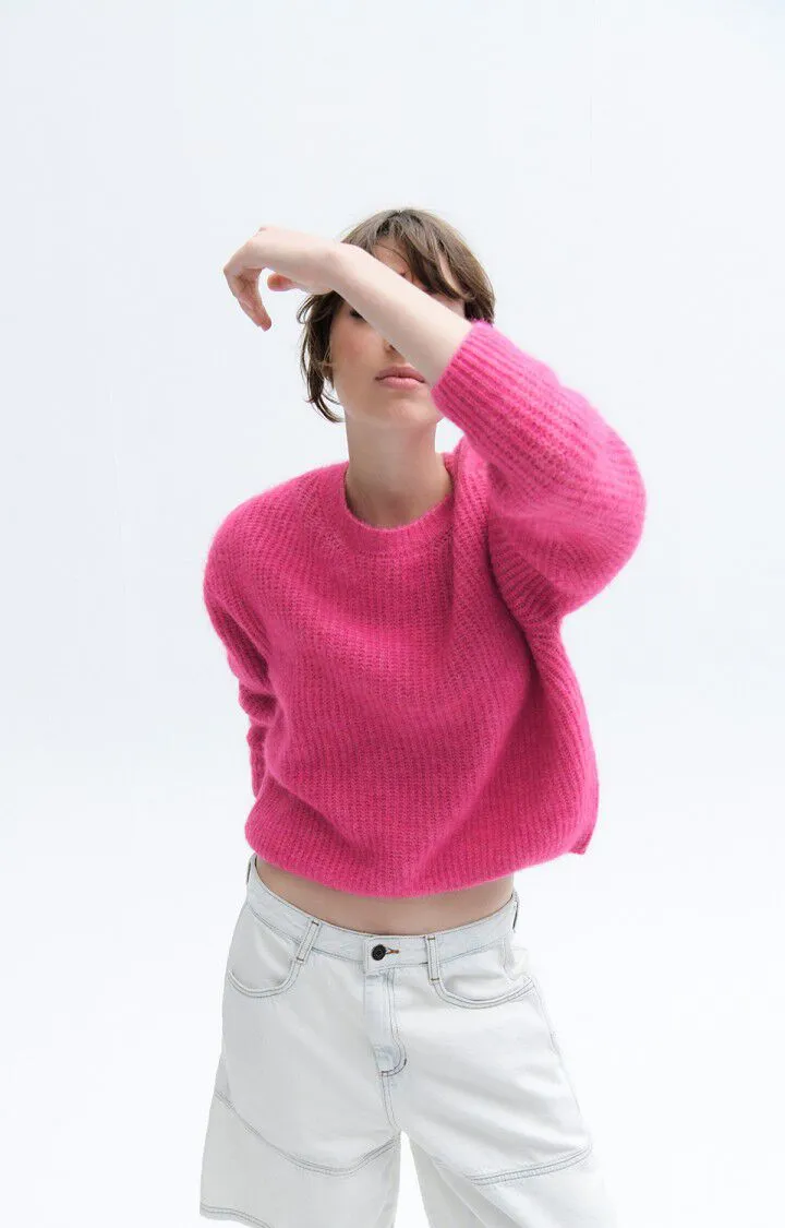 East Jumper - Magenta Chine