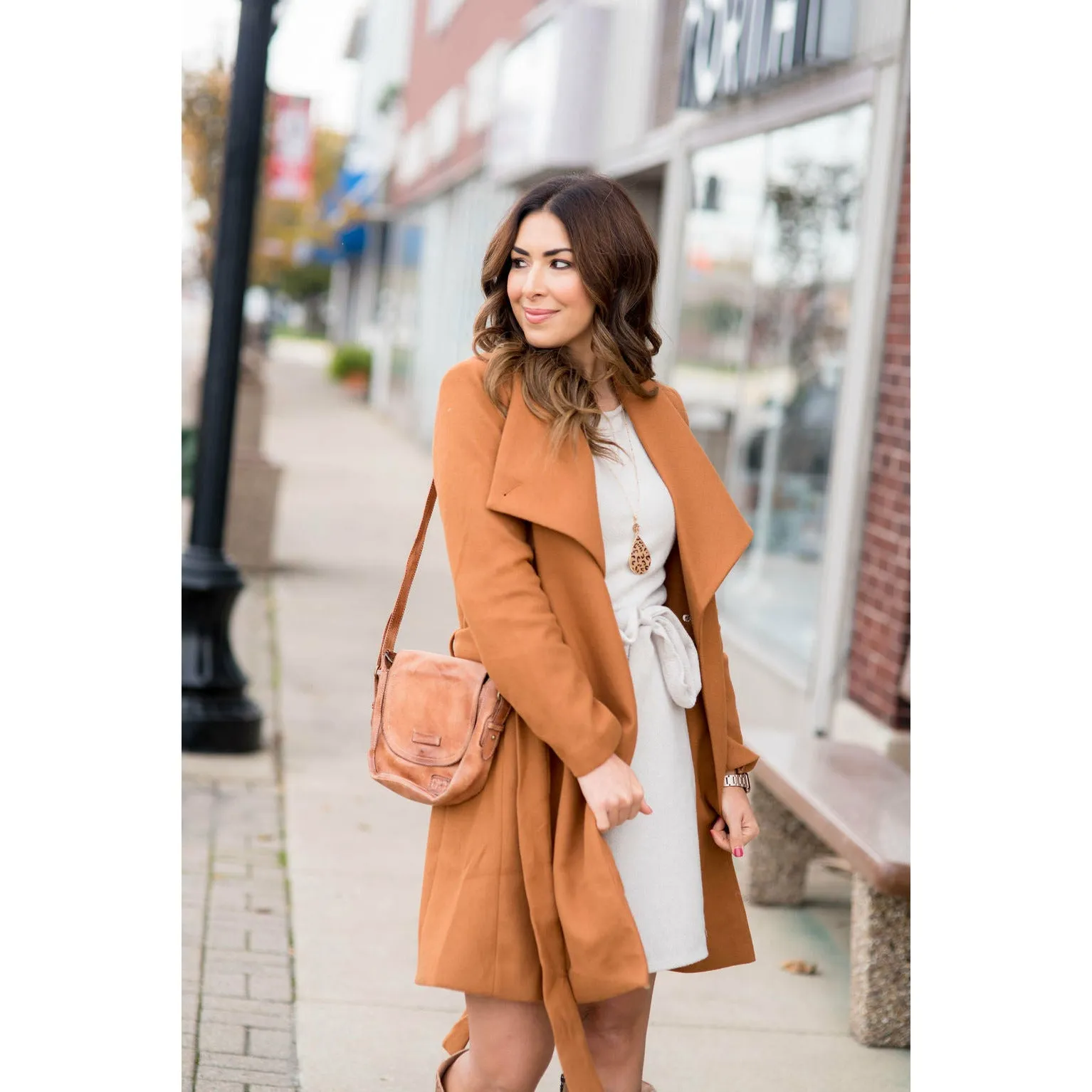 Elegant Short Trench Button Jacket