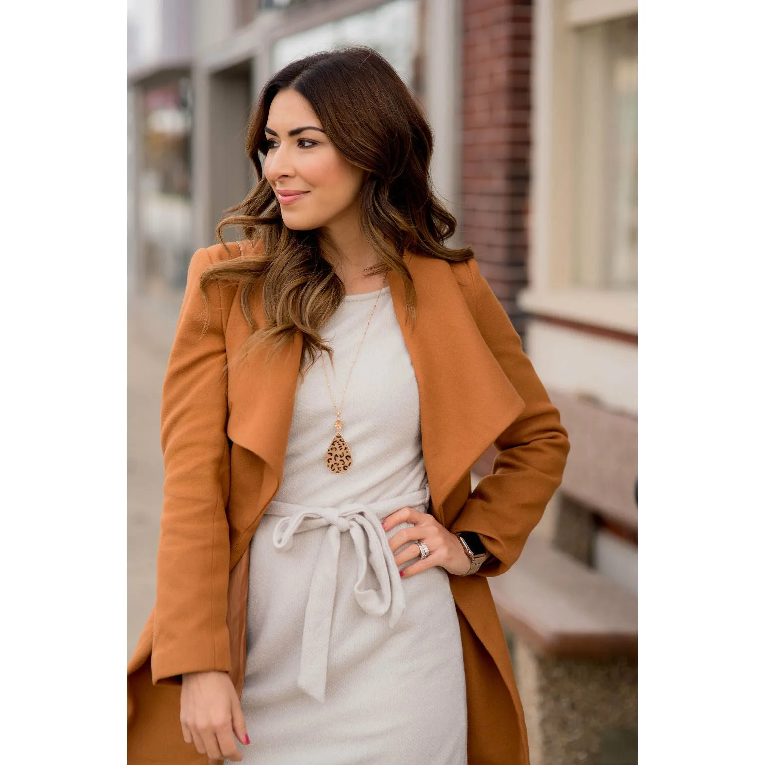 Elegant Short Trench Button Jacket