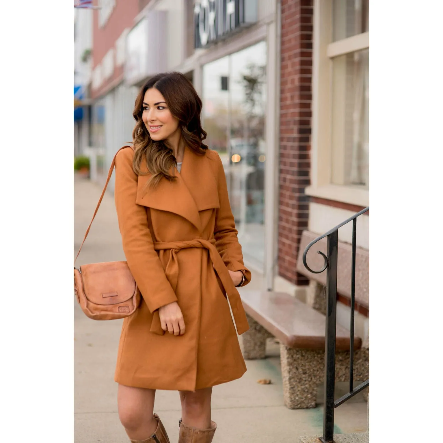 Elegant Short Trench Button Jacket