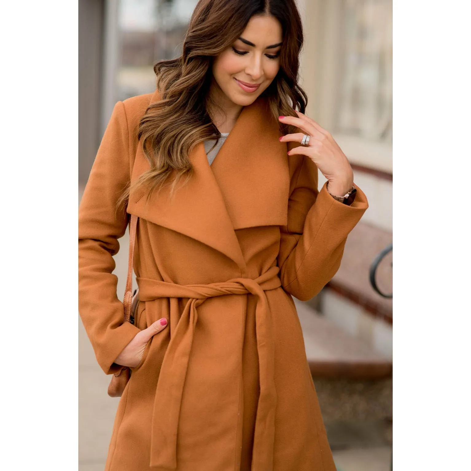 Elegant Short Trench Button Jacket