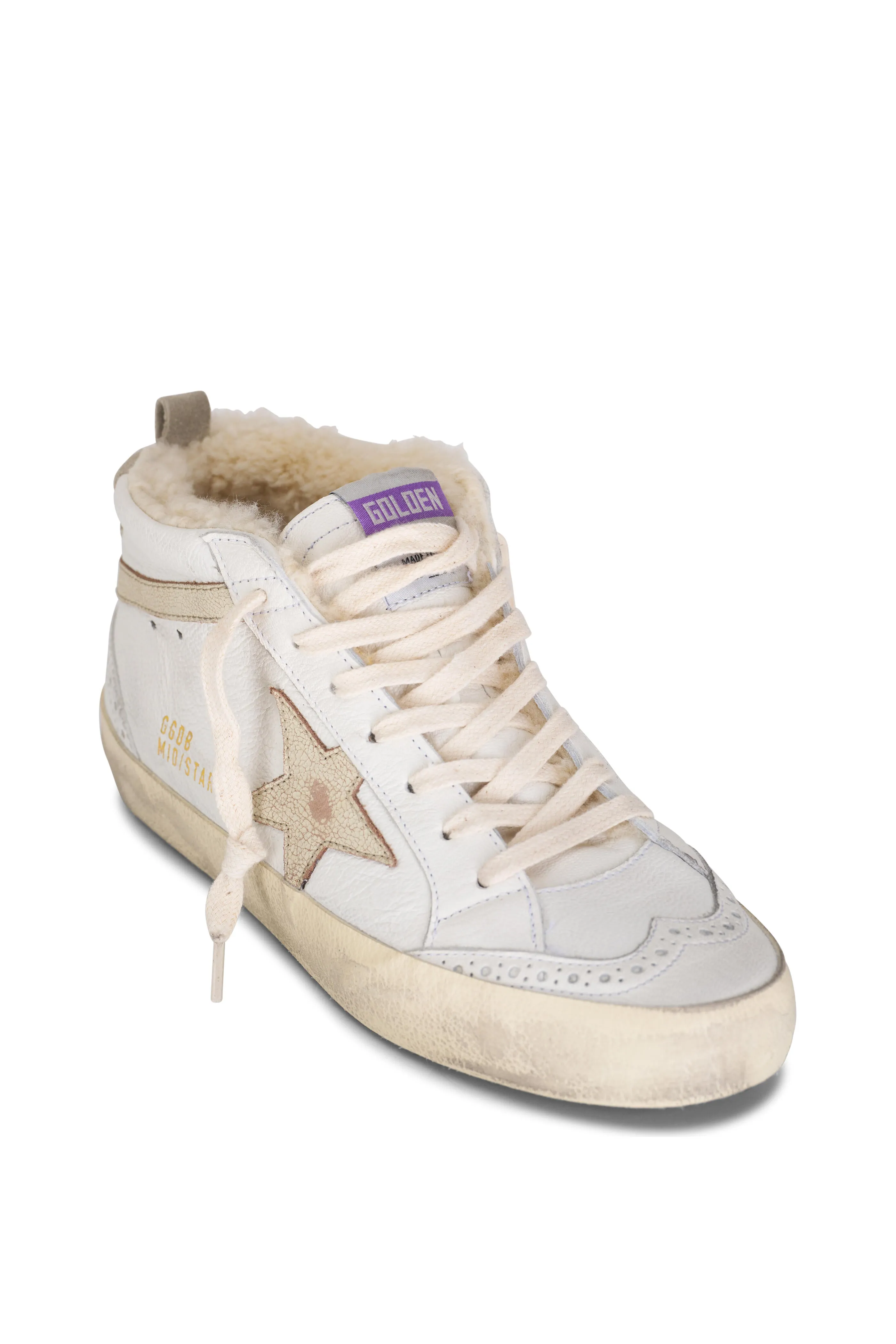 GWF00122F00337310318 Mid star shearling sneaker