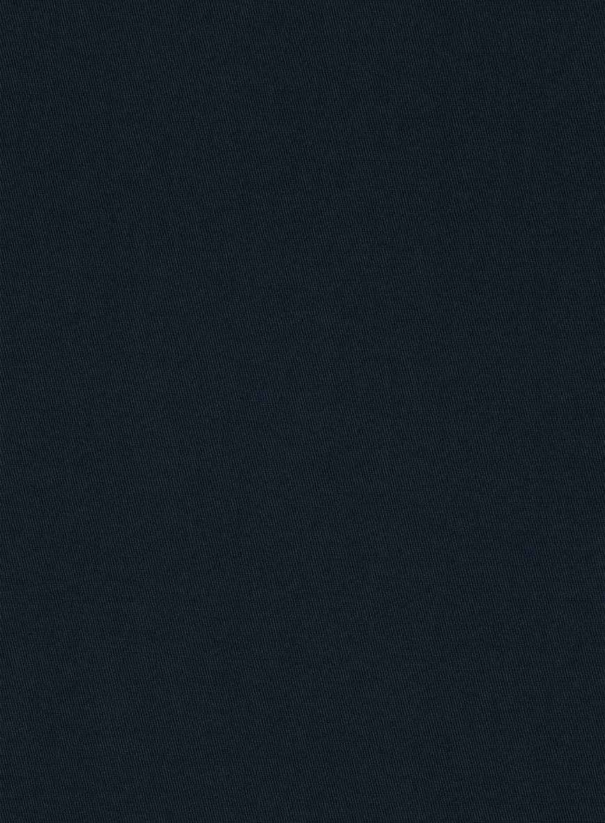 Italian Midnight Blue Cotton Stretch Jacket