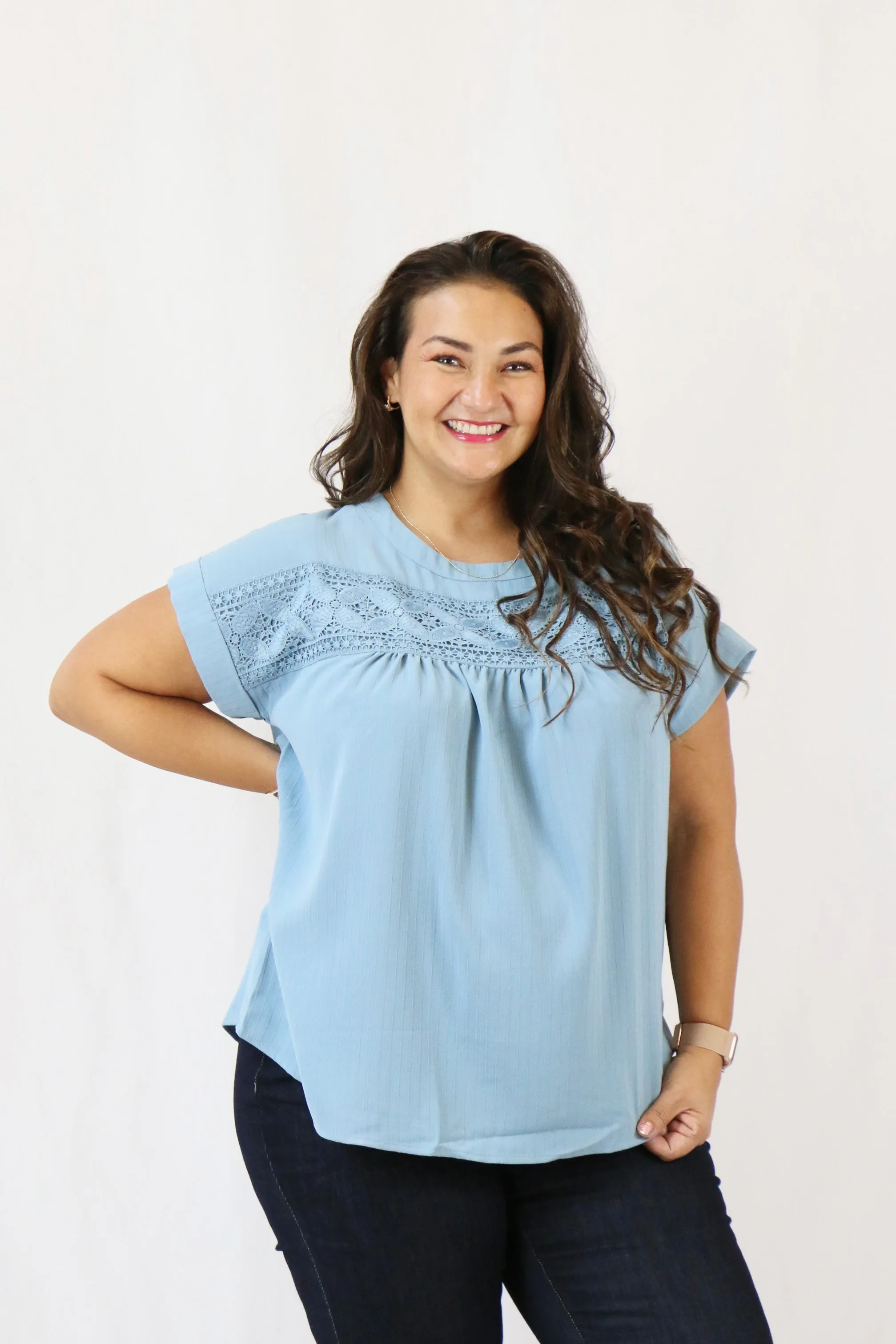 Jillian Top Blue - S, M