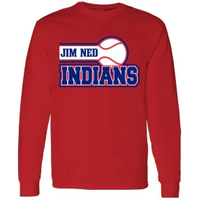 Jim Ned Indians - Tennis Long Sleeve T-Shirt