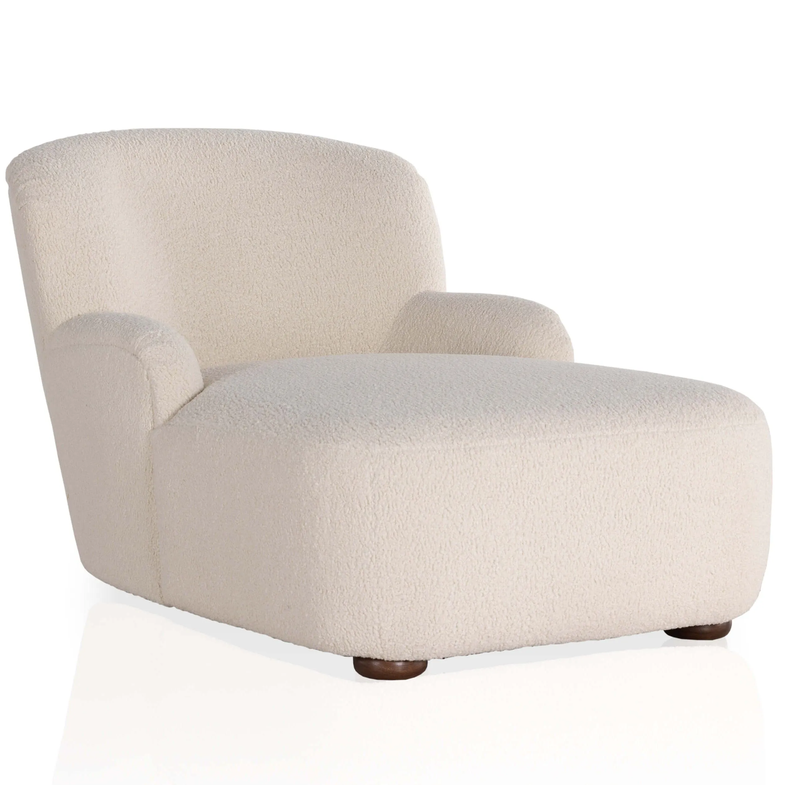 Kadon Chaise, Sheepskin Natural