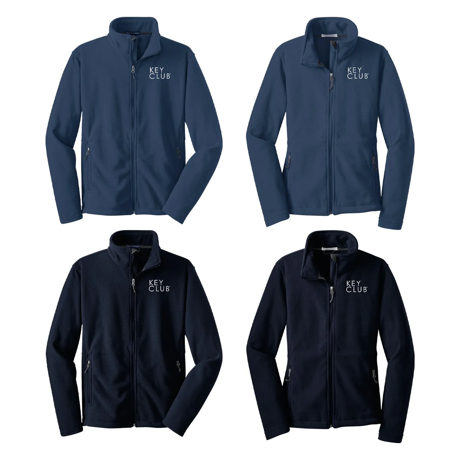 Kiwanis Fleece Jacket - Embroidered Key Club