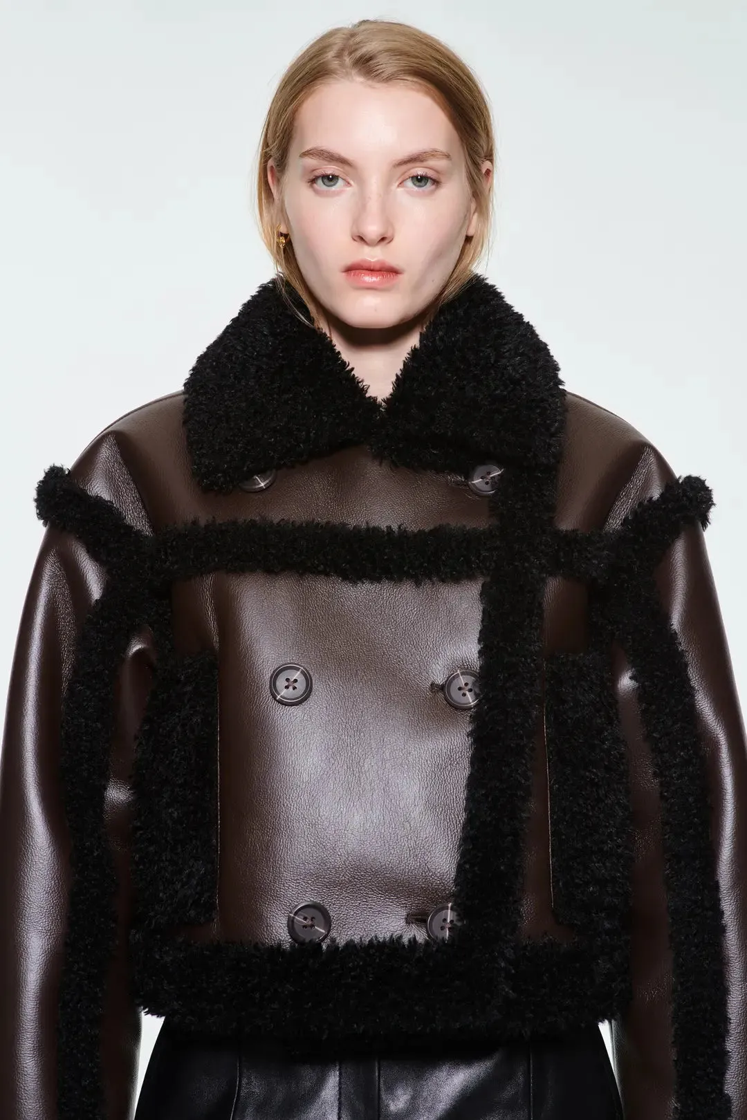 Kristy Jacket - Dark Brown/Black