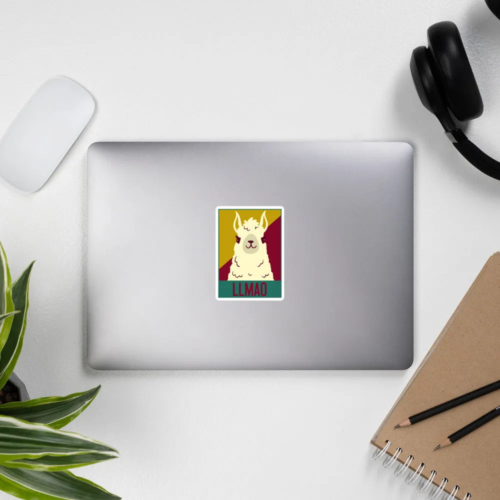 LLMAO stickers