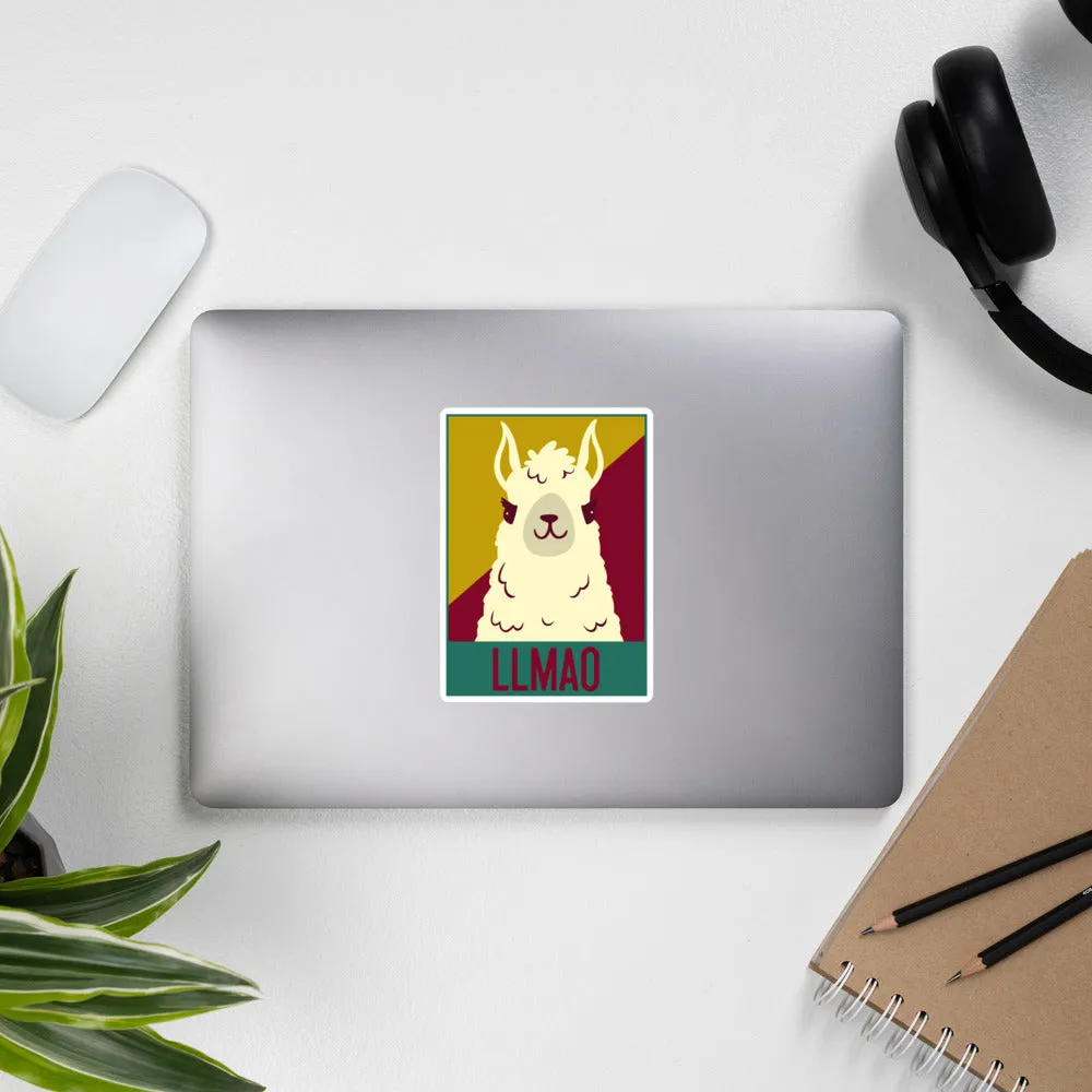 LLMAO stickers