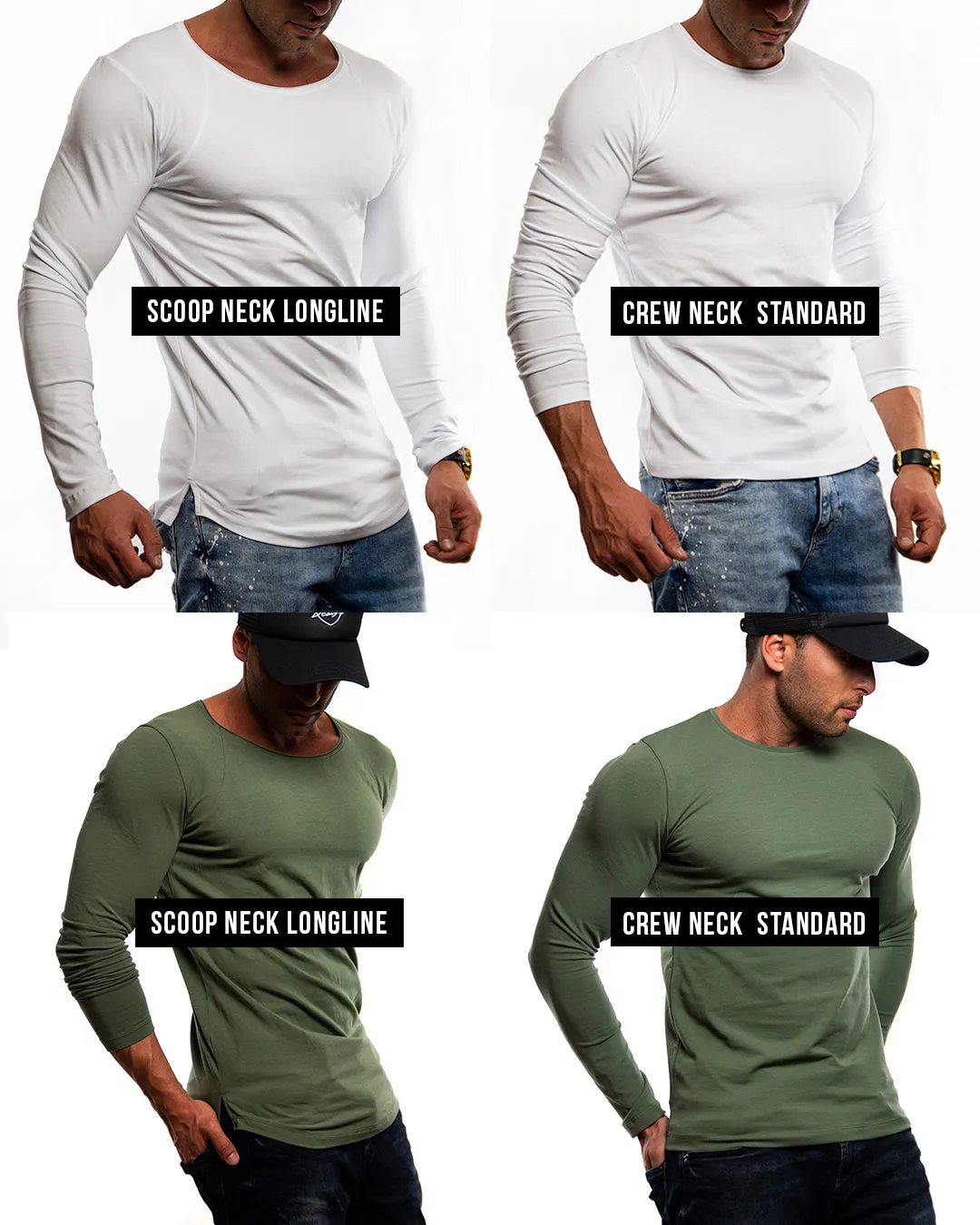 Mens Long Sleeve T-shirt "SAVAGE" MD935