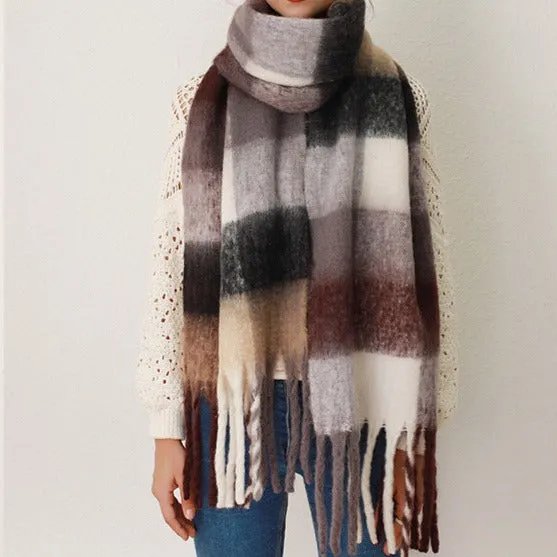 New Mohair Cashmere style Scarves For Women