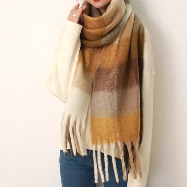 New Mohair Cashmere style Scarves For Women
