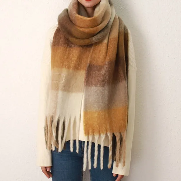 New Mohair Cashmere style Scarves For Women