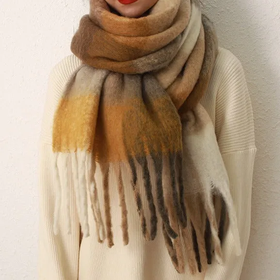New Mohair Cashmere style Scarves For Women