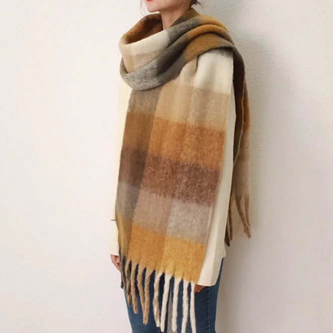 New Mohair Cashmere style Scarves For Women
