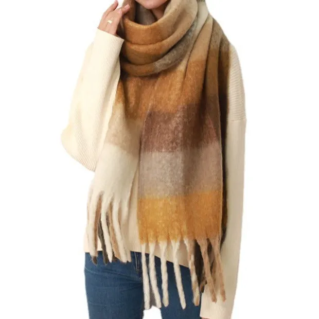 New Mohair Cashmere style Scarves For Women