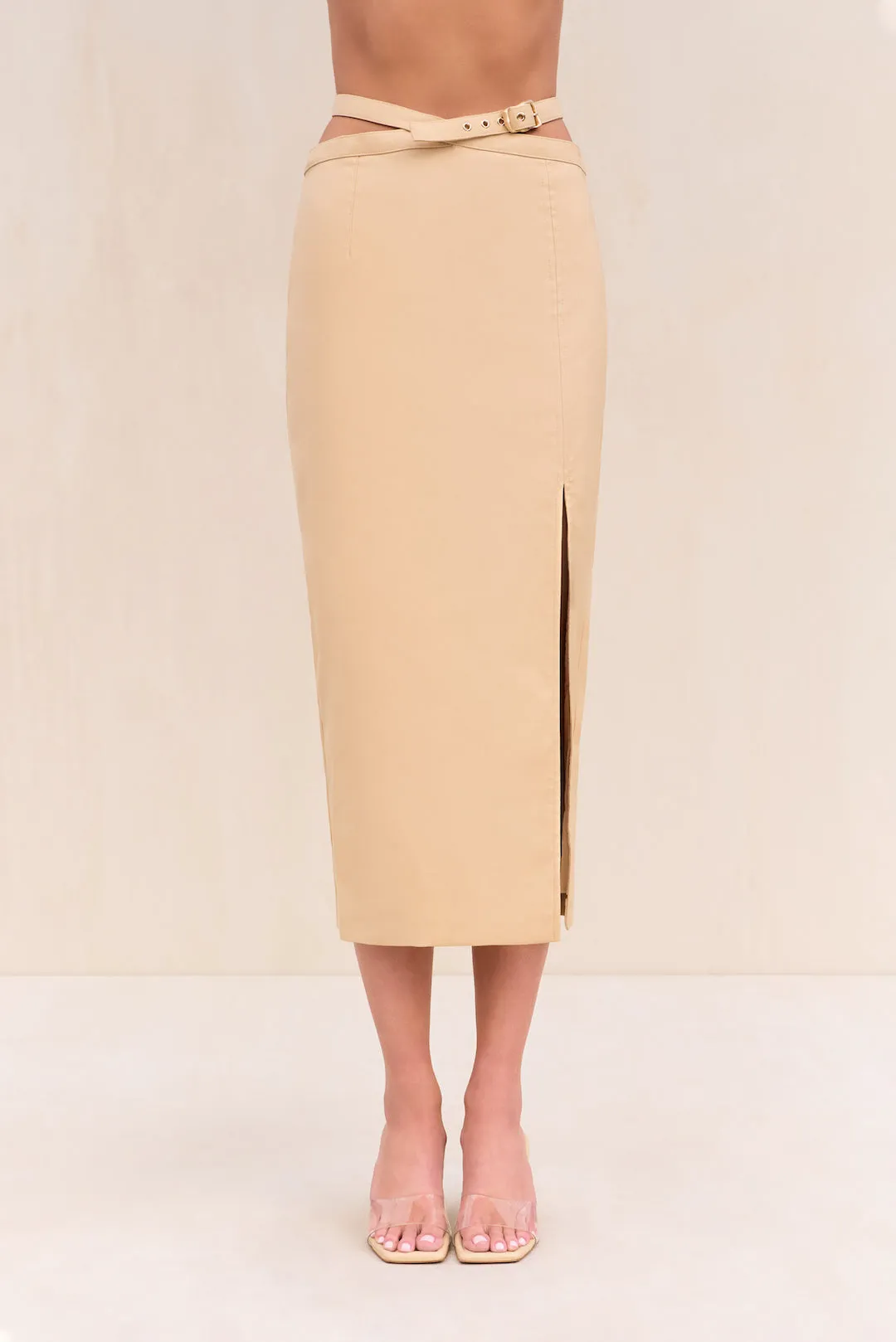 SHAY SKIRT - TRUFFLE