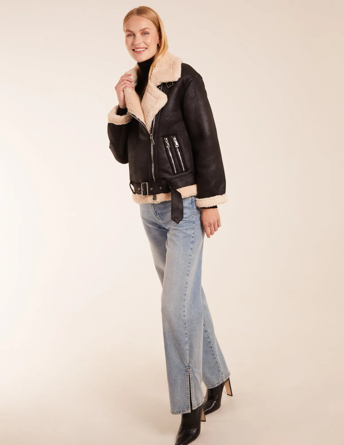Shearling Aviator Jacket