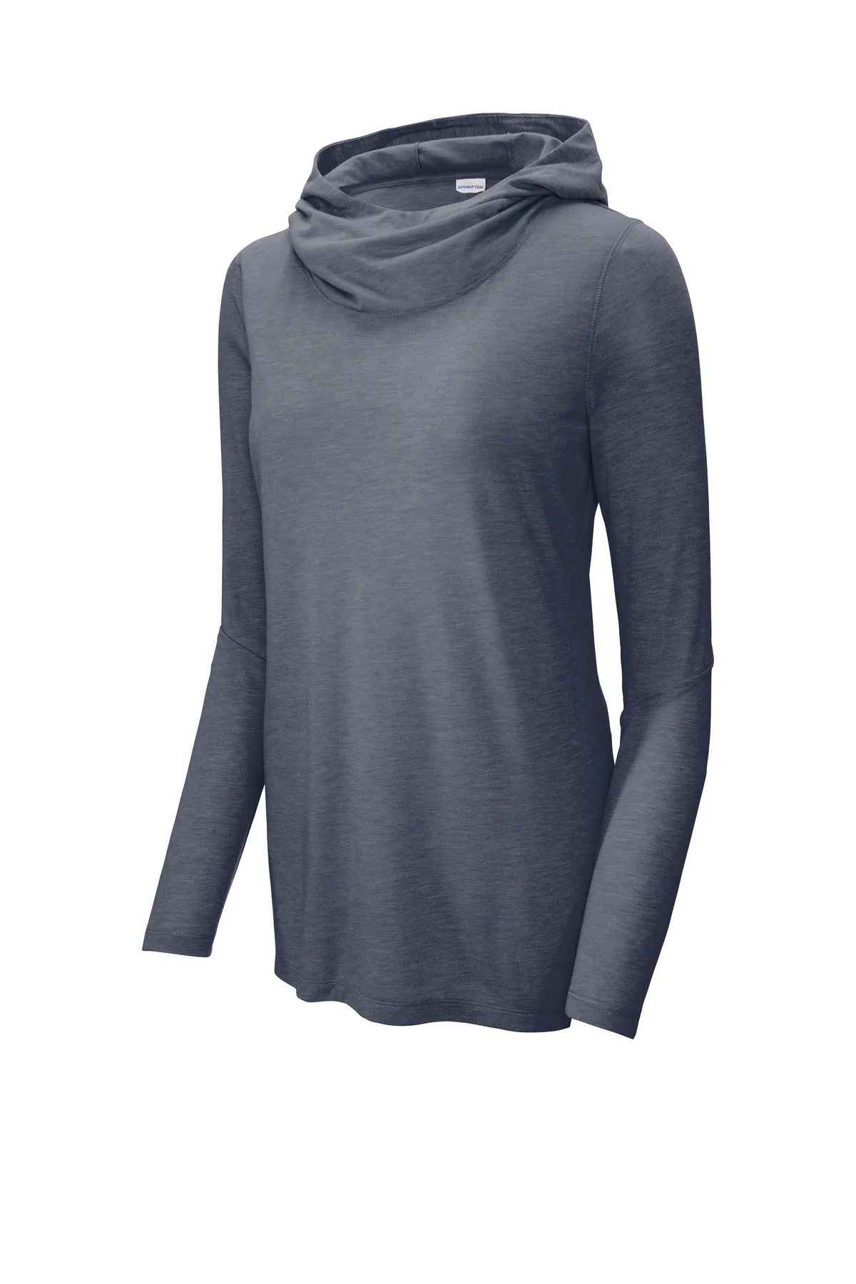 Sport-Tek Ladies PosiCharge Tri-Blend Wicking Long Sleeve Hoodie LST406