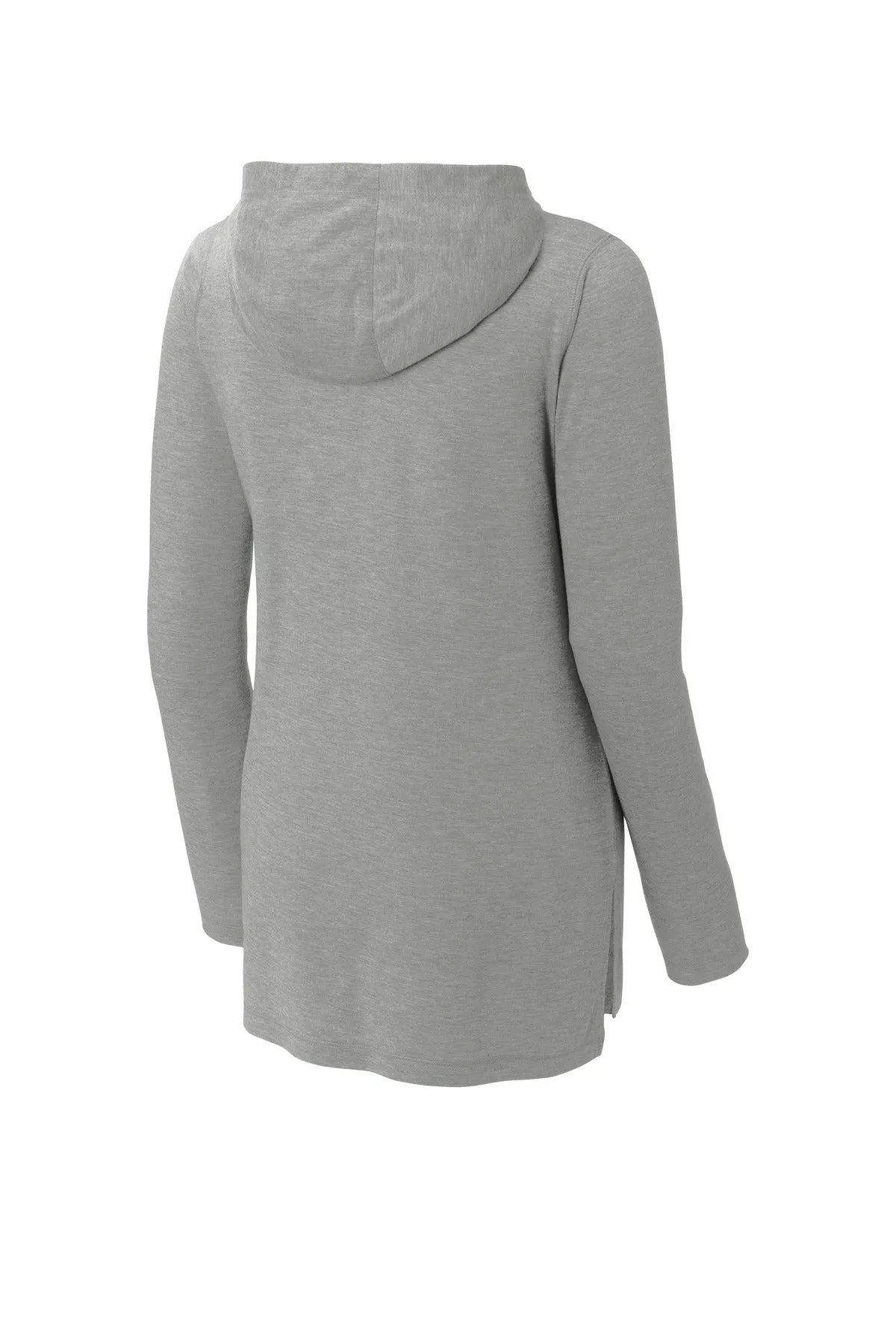 Sport-Tek Ladies PosiCharge Tri-Blend Wicking Long Sleeve Hoodie LST406