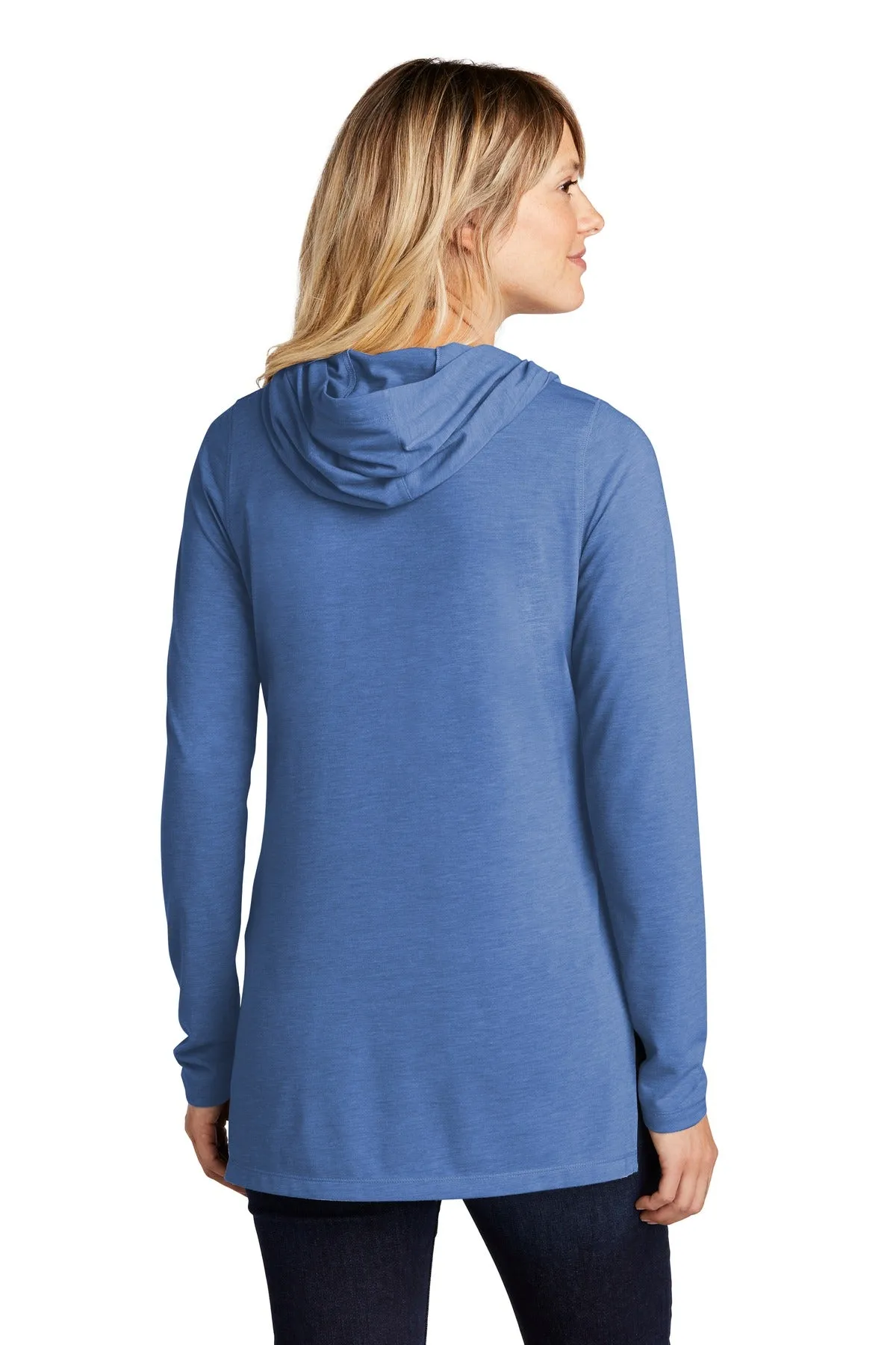 Sport-Tek Ladies PosiCharge Tri-Blend Wicking Long Sleeve Hoodie LST406