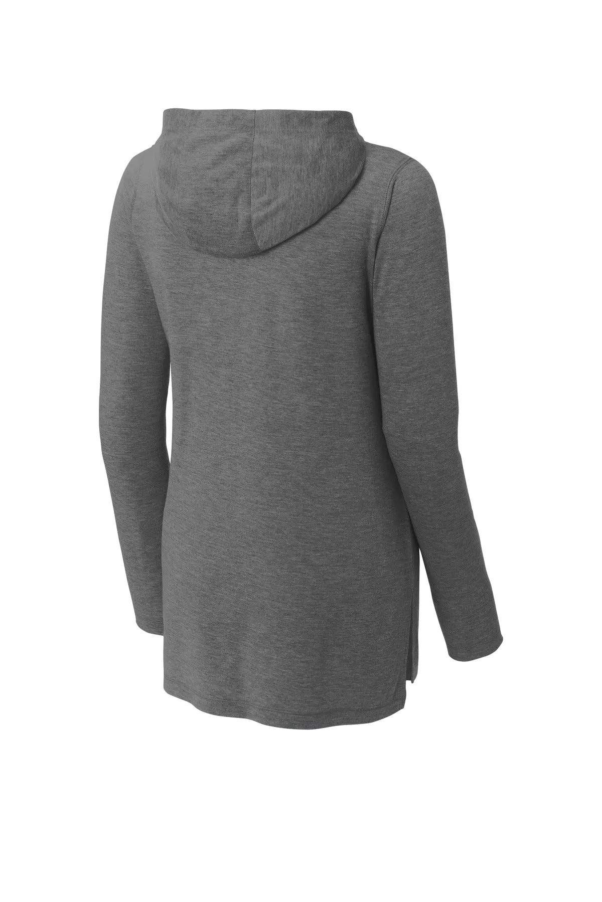 Sport-Tek Ladies PosiCharge Tri-Blend Wicking Long Sleeve Hoodie LST406
