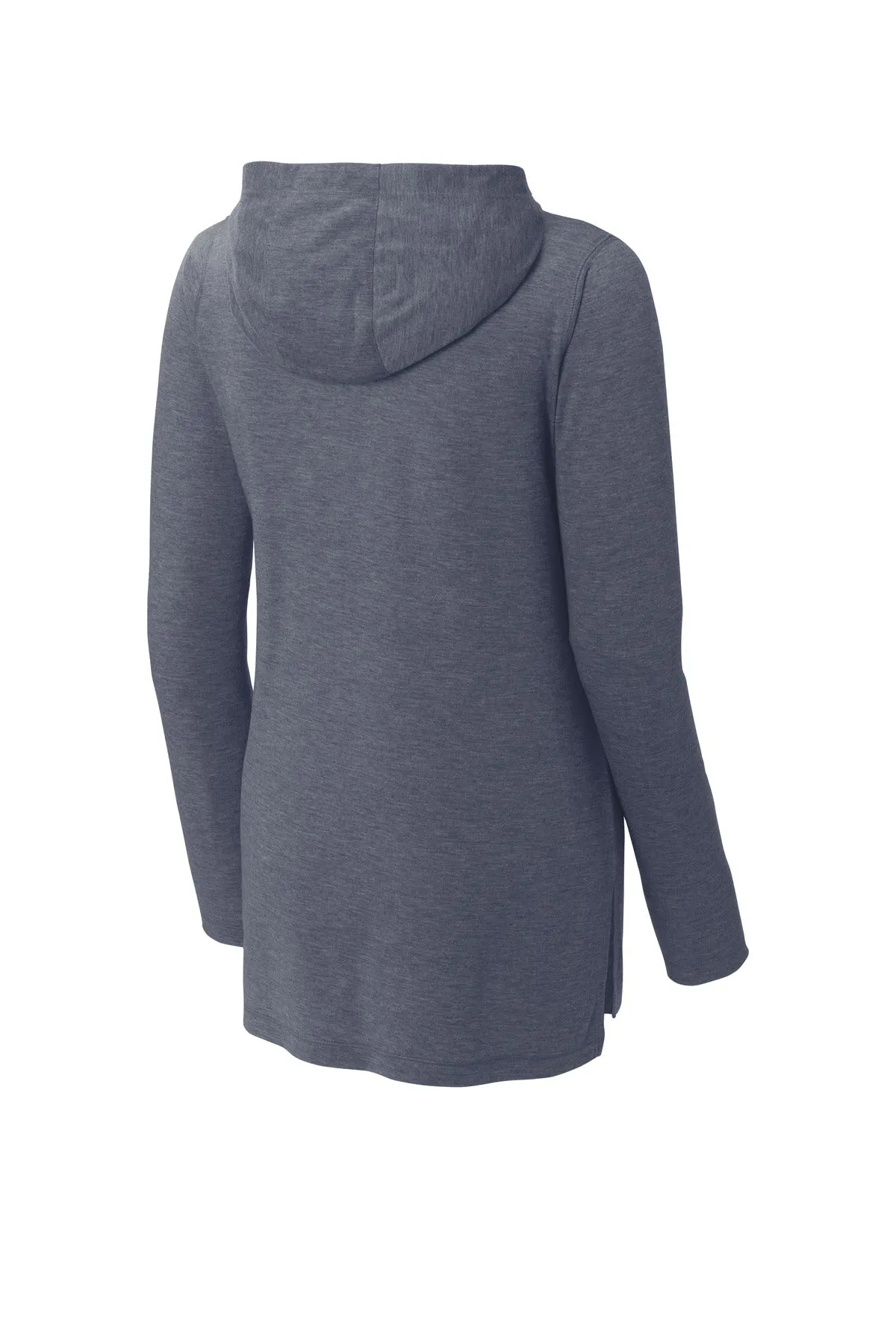 Sport-Tek Ladies PosiCharge Tri-Blend Wicking Long Sleeve Hoodie LST406