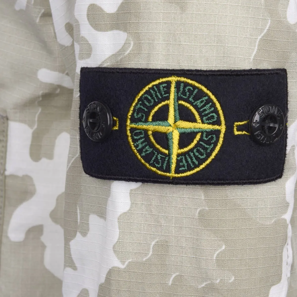 Stone Island Junior Boys Jacket - Light Camouflage Popover Jacket