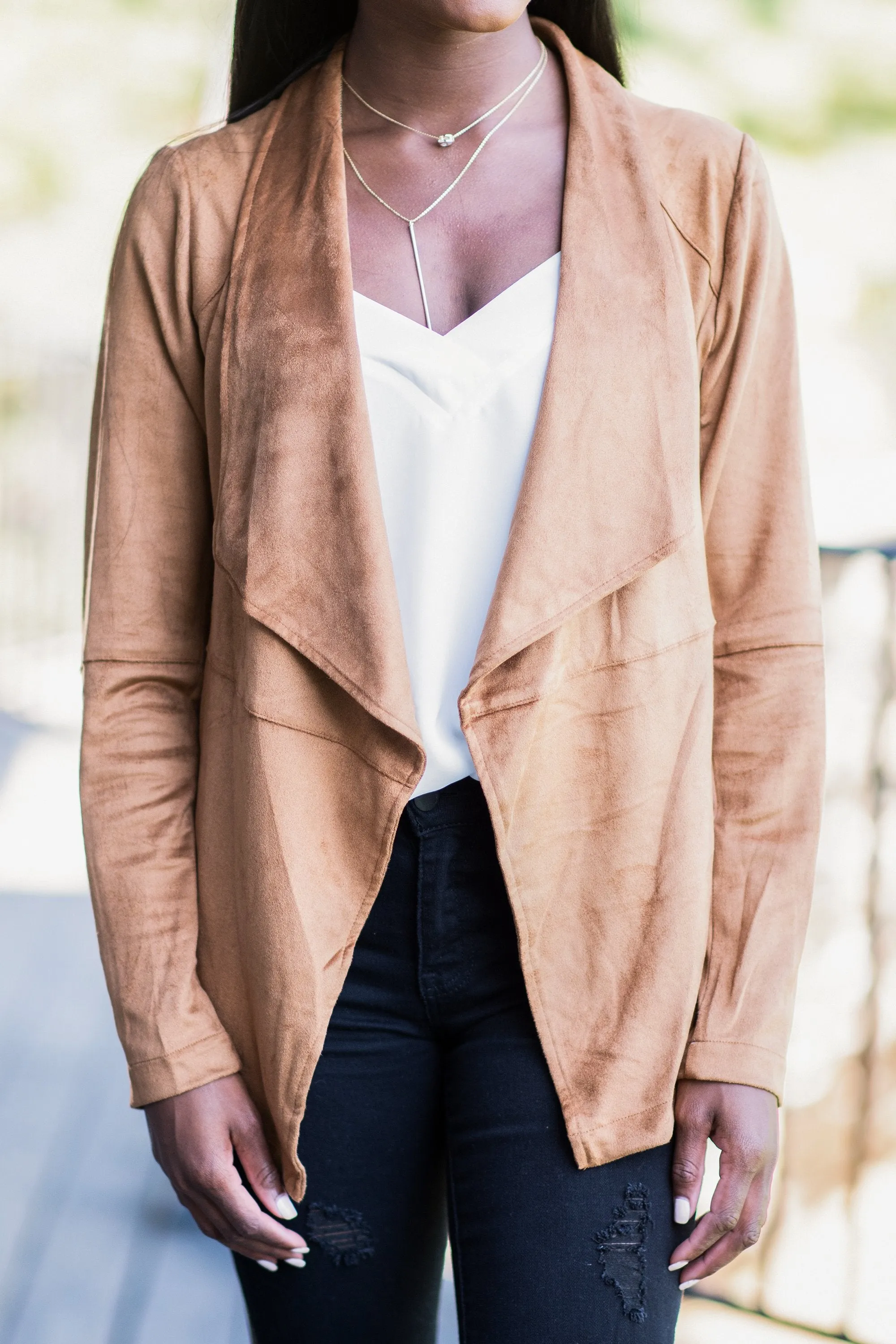 Take It To Heart Camel Brown Jacket
