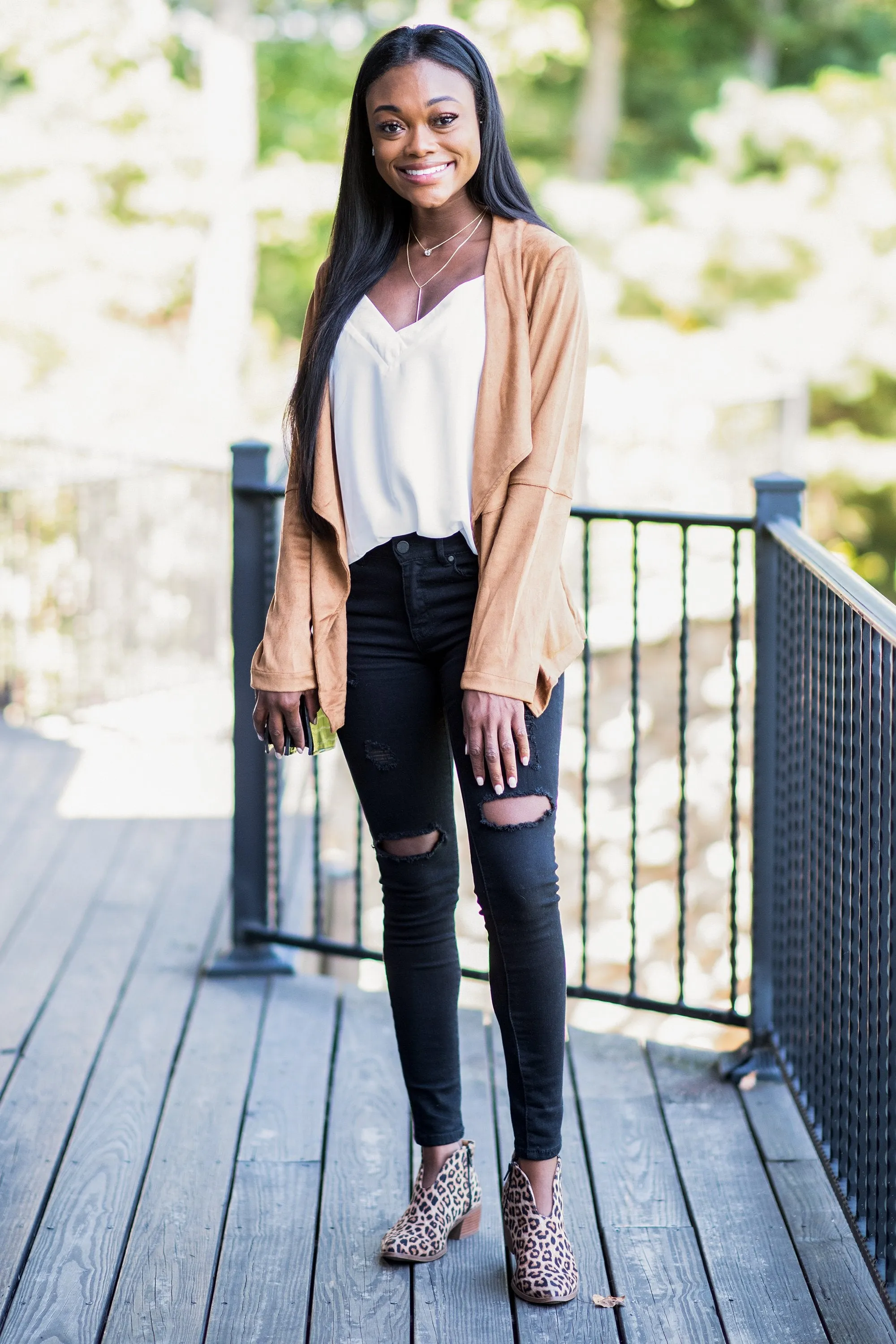 Take It To Heart Camel Brown Jacket