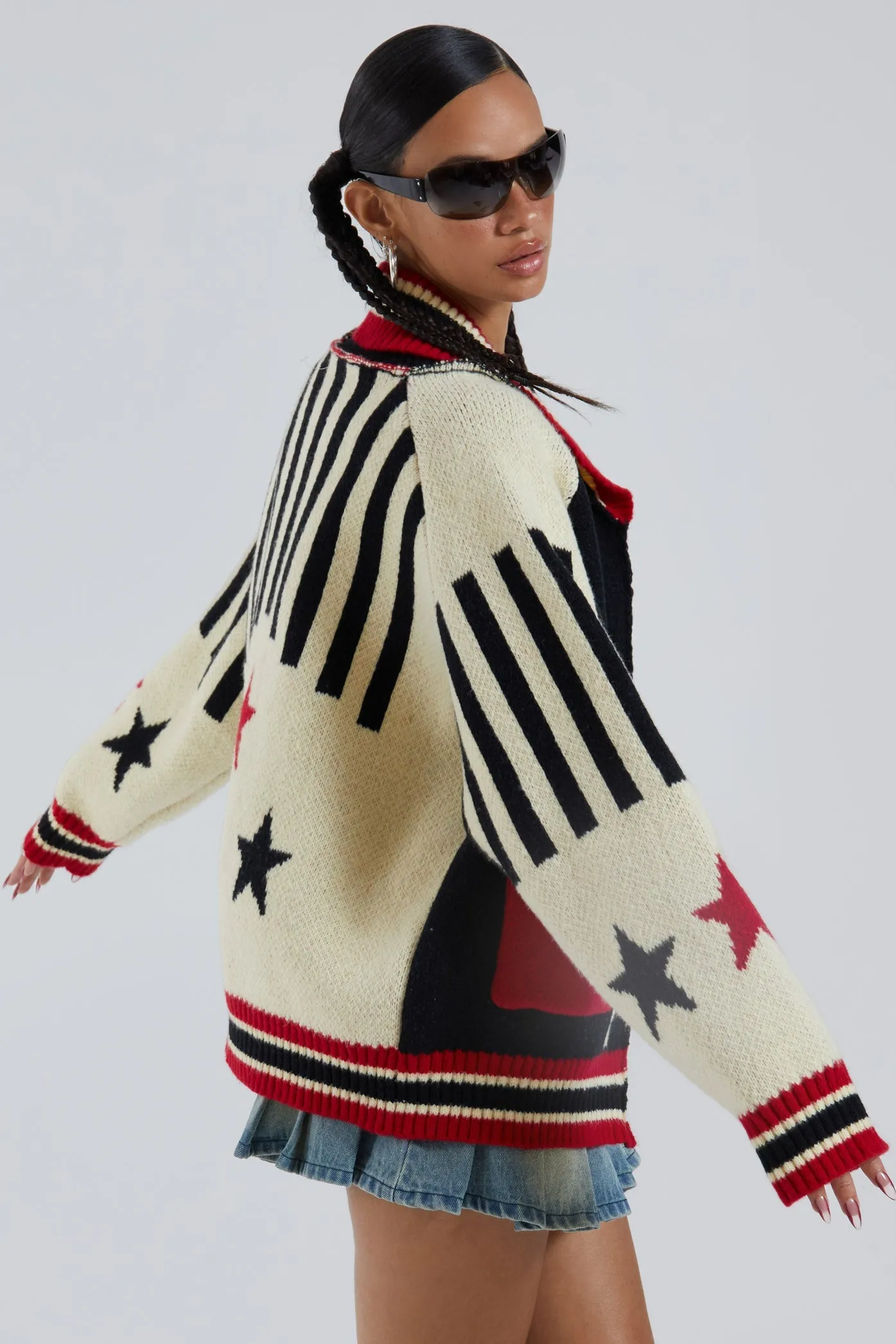 Team 23 Knitted Zip Through