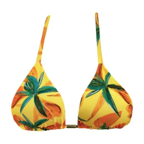 Yellow Spring Brazilian Triangle Bikini Top
